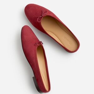 Madewell Ballet Mule in Dusty Rose Suede